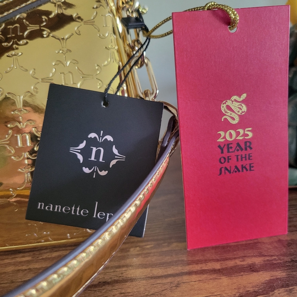 Nanette Lepore Gold Year Of The Snake Women's Bag - Picture 3 of 8